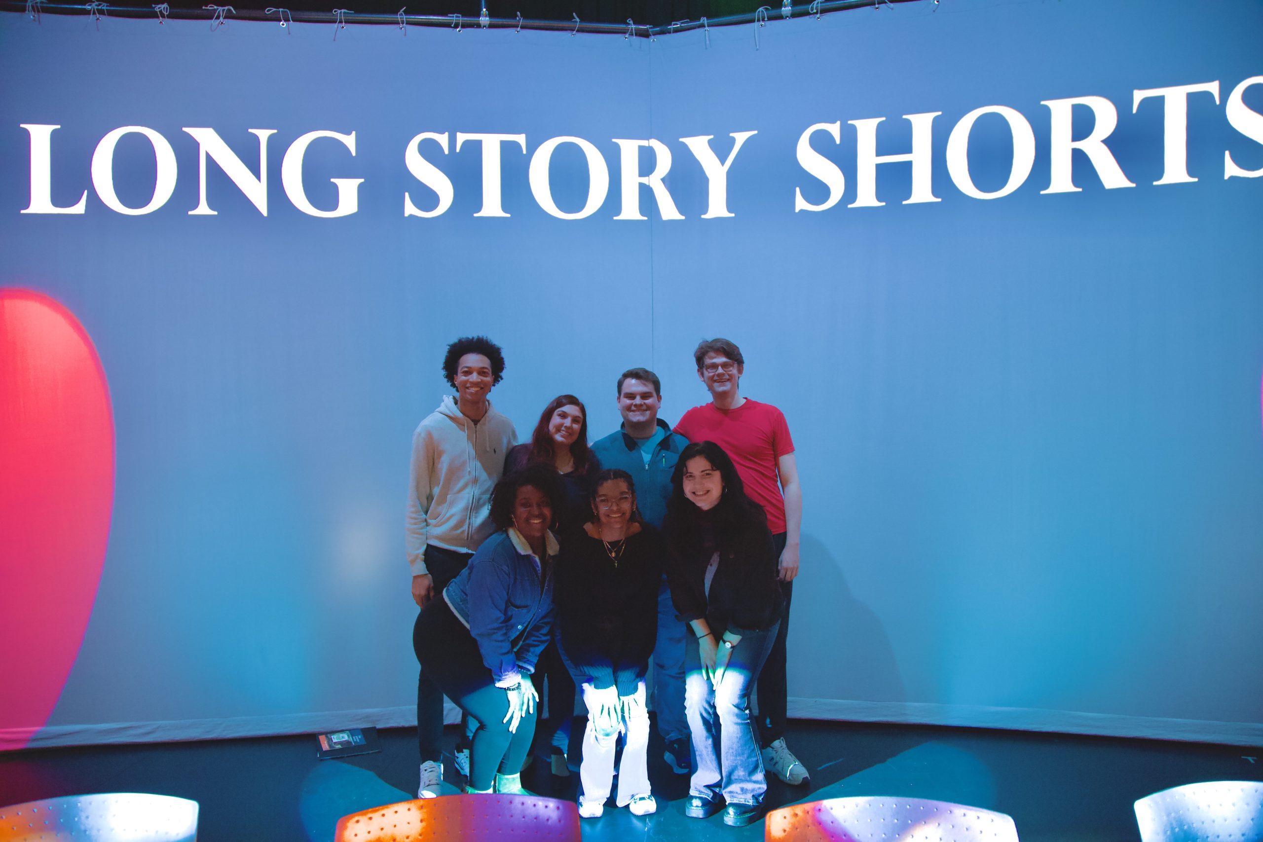 cast of the Long Story Shorts plays